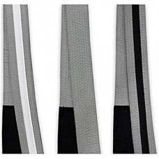 Grey Brazilian Jiu Jitsu Belt, Cotton Material (100% Professional Quality) - Brand New